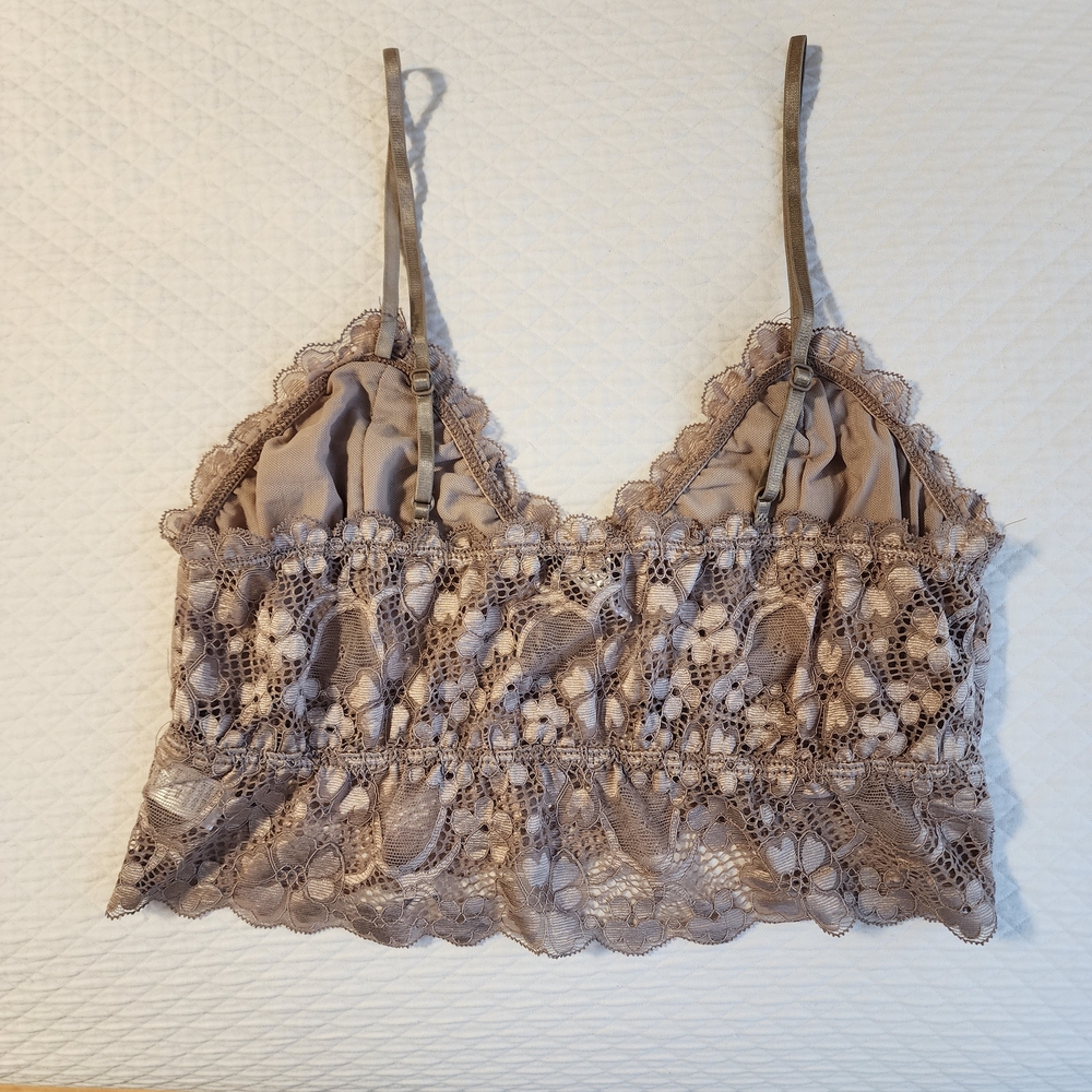 Wishlist NewLace Bralette in Tan - Picture 4 of 5